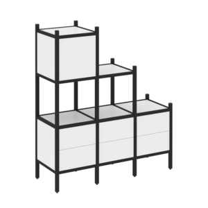 Прямой стеллаж наборный