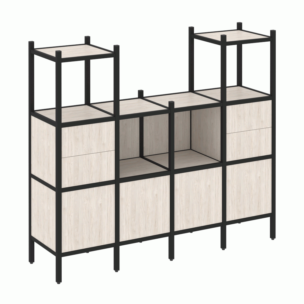 Прямой стеллаж наборный