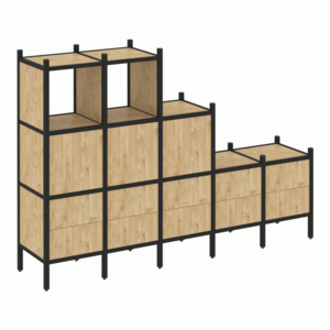 Прямой стеллаж наборный