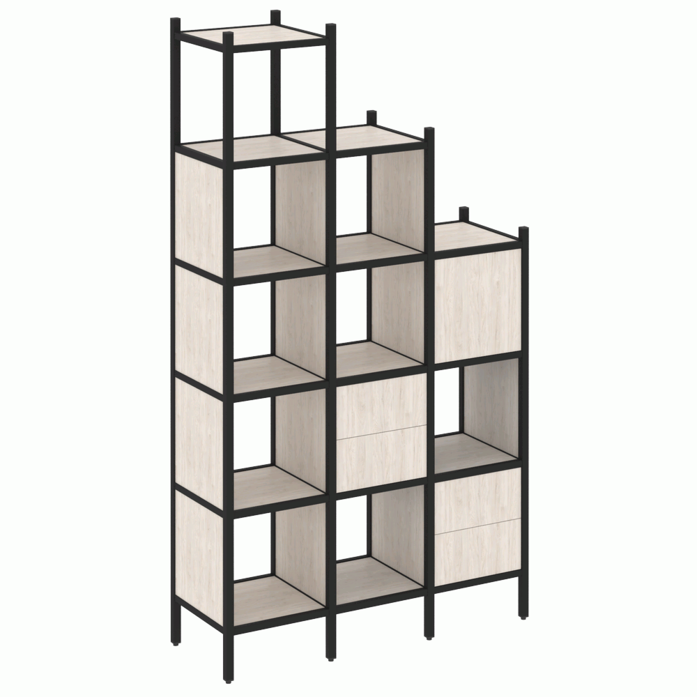 Прямой стеллаж наборный