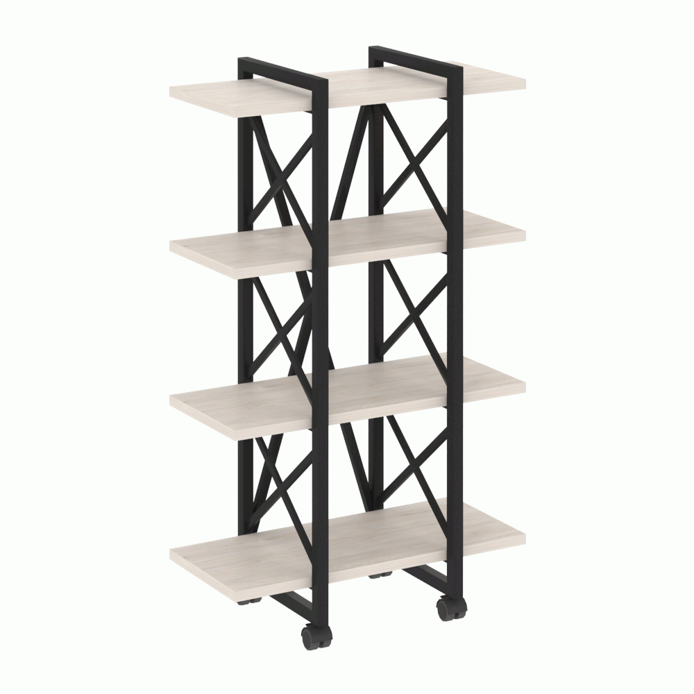 Стеллаж на колесных опорах-4 полки