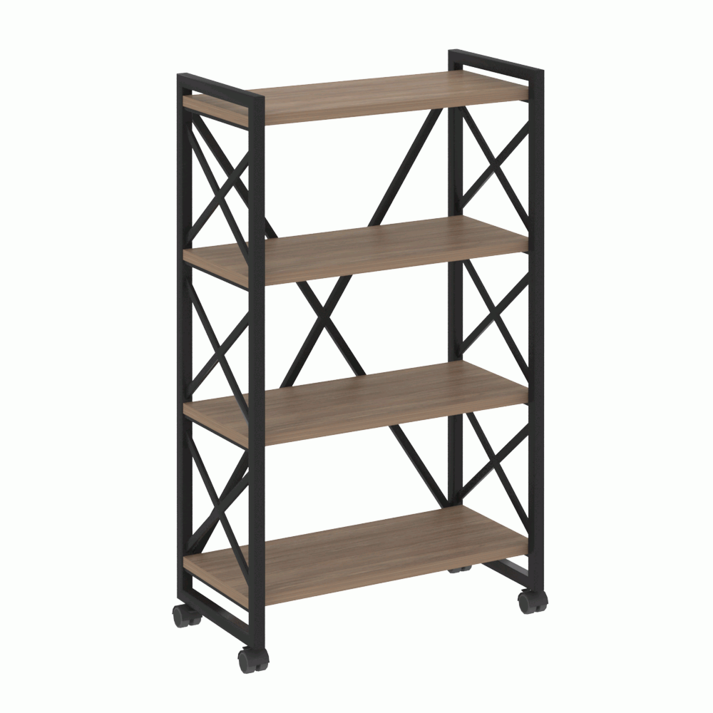 Стеллаж на колесных опорах-4 полки