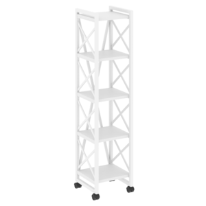 Стеллаж на колесных опорах-5 полок