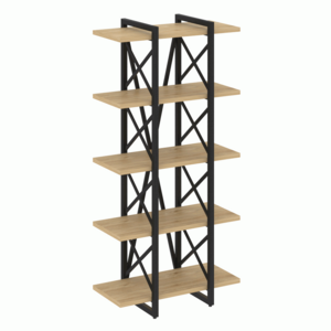 Стеллаж на регулируемых опорах-5 полок