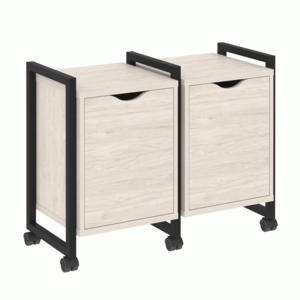 Тумба на колесных опорах наборная. Вариант №2