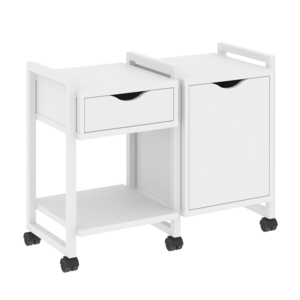 Тумба на колесных опорах наборная. Вариант №3