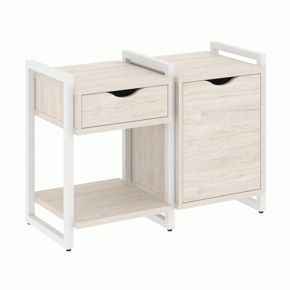 Тумба на регулируемых опорах наборная. Вариант №3