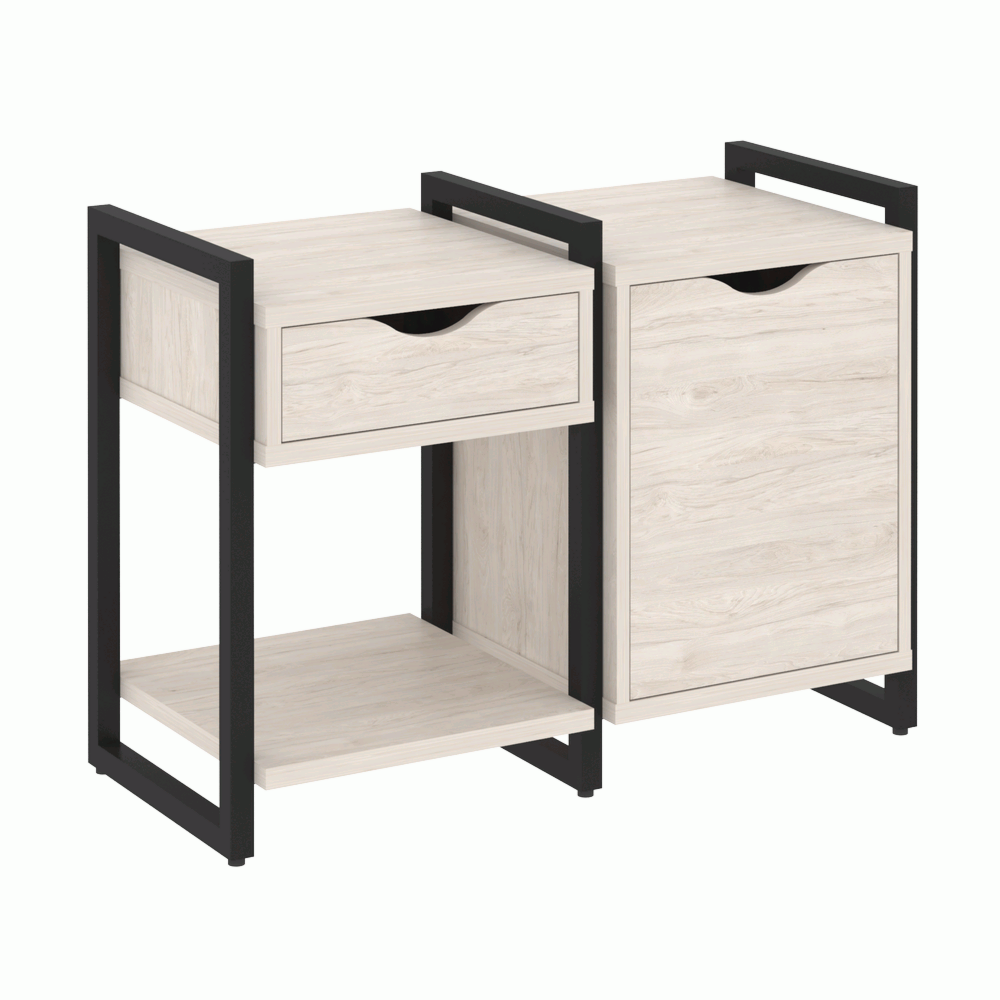 Тумба на регулируемых опорах наборная. Вариант №3