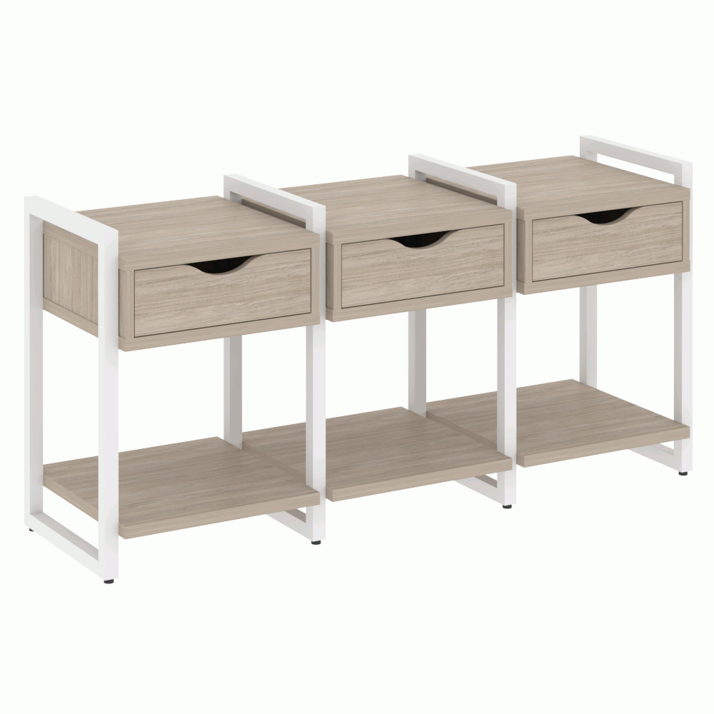 Тумба на регулируемых опорах наборная. Вариант №4