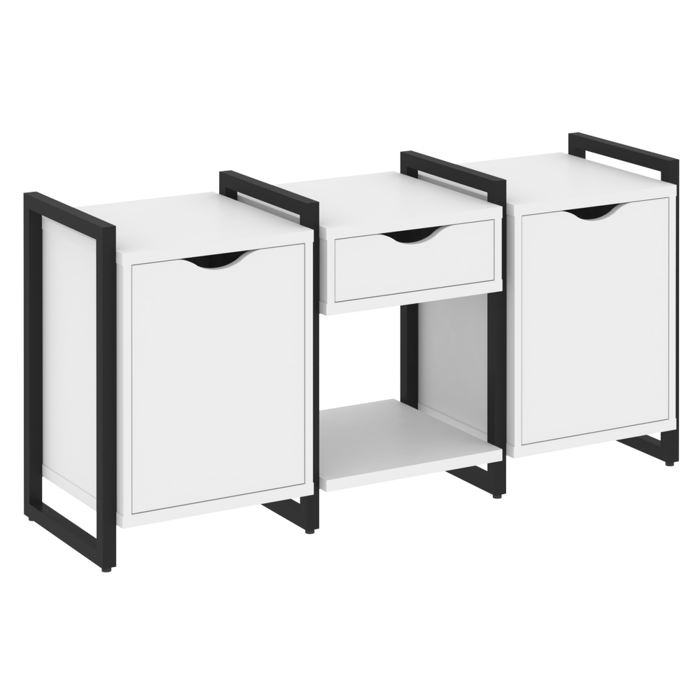 Тумба на регулируемых опорах наборная. Вариант №7