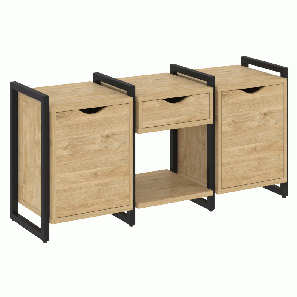 Тумба на регулируемых опорах наборная. Вариант №7