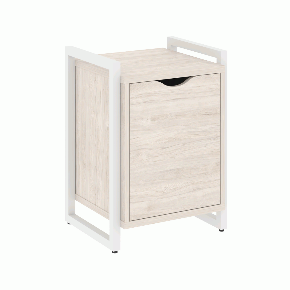 Тумба на регулируемых опорах с распашным фасадом