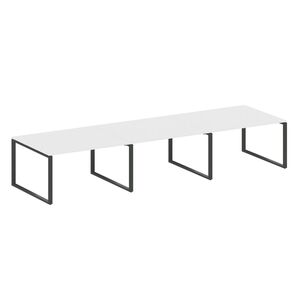 Переговорный стол (3 столешницы) на О-образном м/к