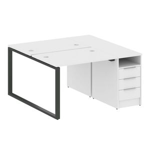 Рабочая станция на О-образном м/к с опорной тумбой