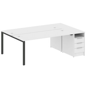 Рабочая станция с опорной тумбой