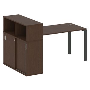 Стол письменный с опорным шкафом-купе