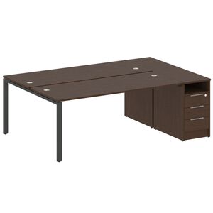 Рабочая станция с опорной тумбой