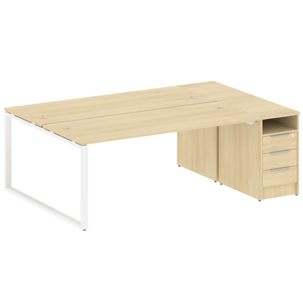 Рабочая станция на О-образном м/к с опорной тумбой