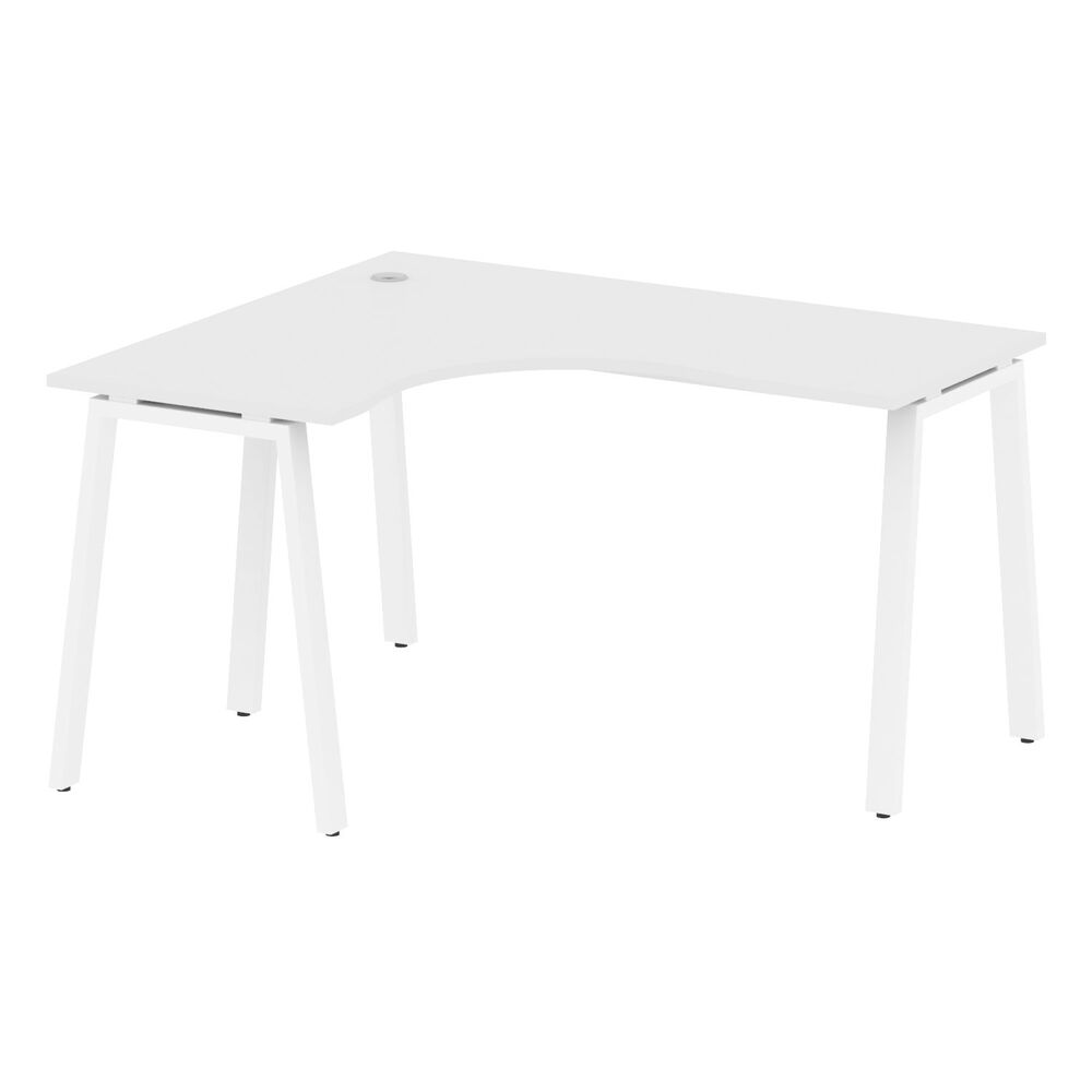 Стол криволинейный левый на А-образном м/к