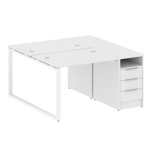 Рабочая станция на О-образном м/к с опорной тумбой