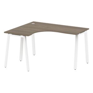 Стол криволинейный левый на А-образном м/к