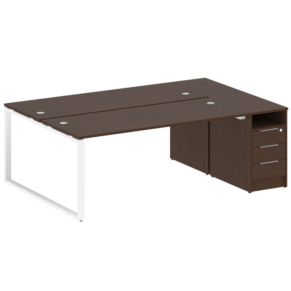 Рабочая станция на О-образном м/к с опорной тумбой