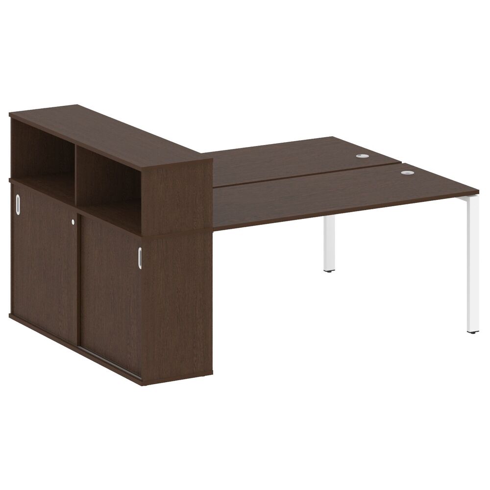 Рабочая станция с опорным шкафом-купе