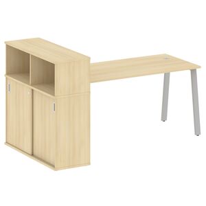 Стол письменный на А-образном м/к с опорным шкафом-купе