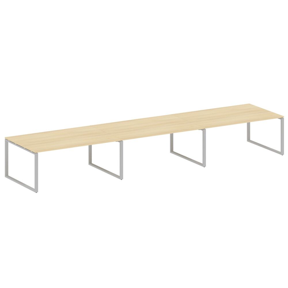 Переговорный стол (3 столешницы) на О-образном м/к