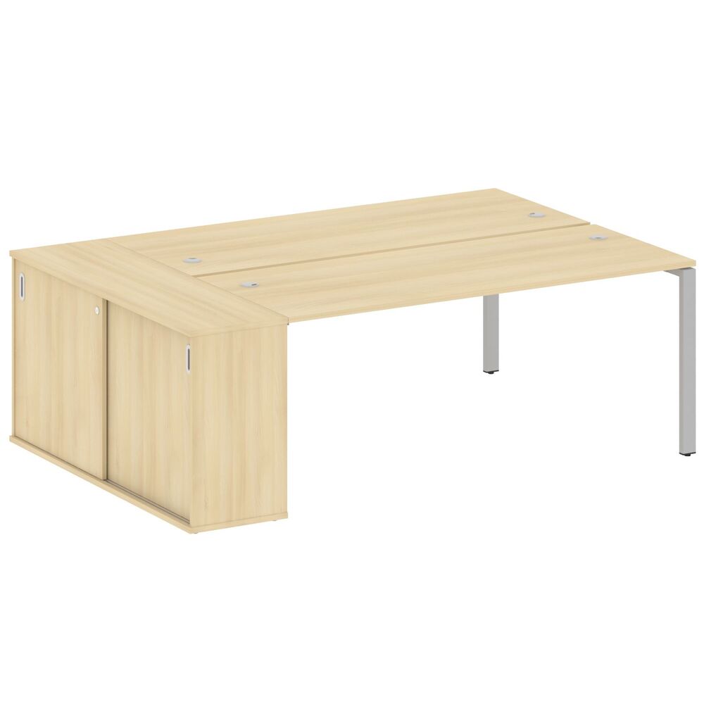 Рабочая станция с опорным шкафом-купе