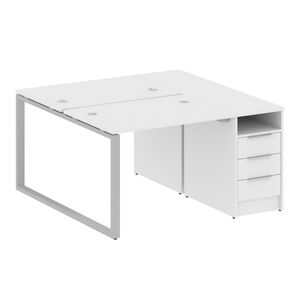 Рабочая станция на О-образном м/к с опорной тумбой