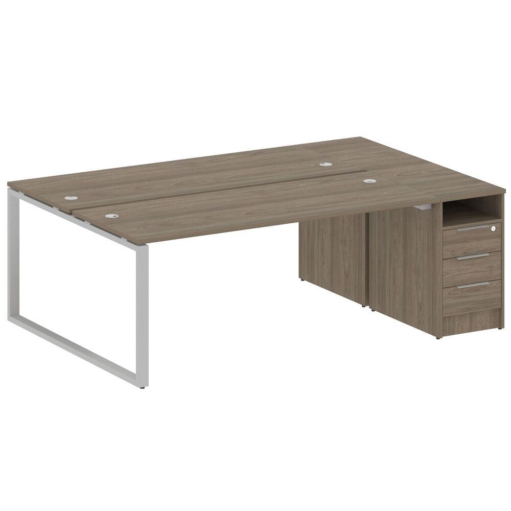 Рабочая станция на О-образном м/к с опорной тумбой