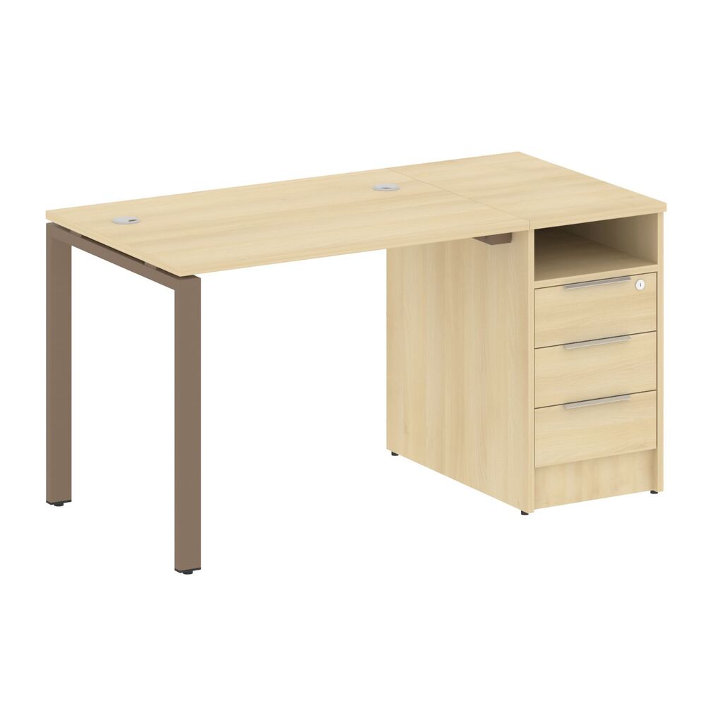 Рабочая станция с опорной тумбой