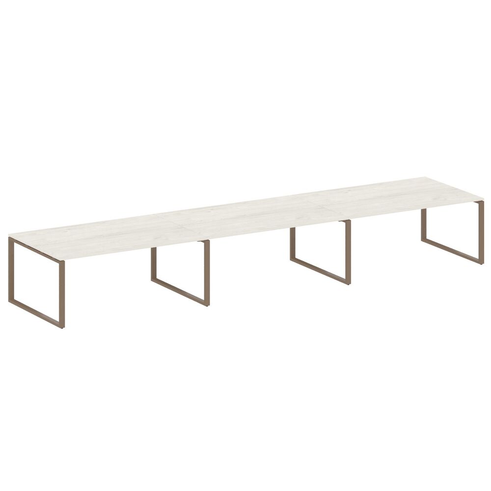 Переговорный стол (3 столешницы) на О-образном м/к