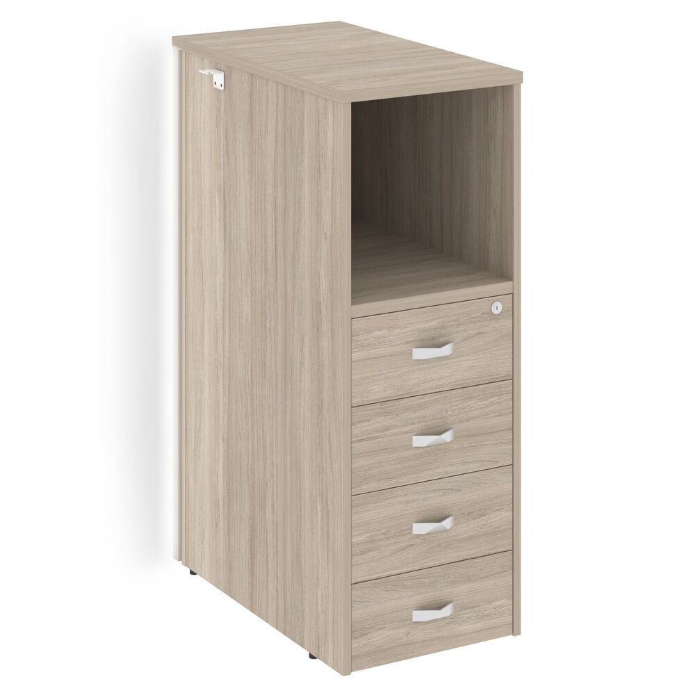 Onix Тумба с подсветкой 4 ящика завершающая, правая