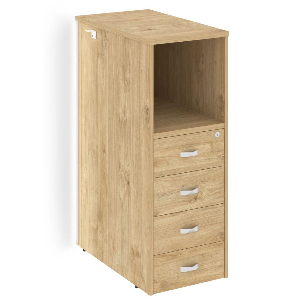 Onix Тумба с подсветкой 4 ящика завершающая, правая