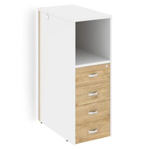 Onix Тумба с подсветкой 4 ящика завершающая, правая