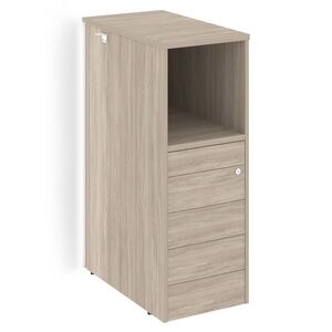 Onix Тумба с подсветкой 5 ящиков TIP-ON, проходная средняя