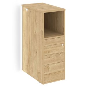 Onix Тумба с подсветкой 5 ящиков TIP-ON, проходная средняя