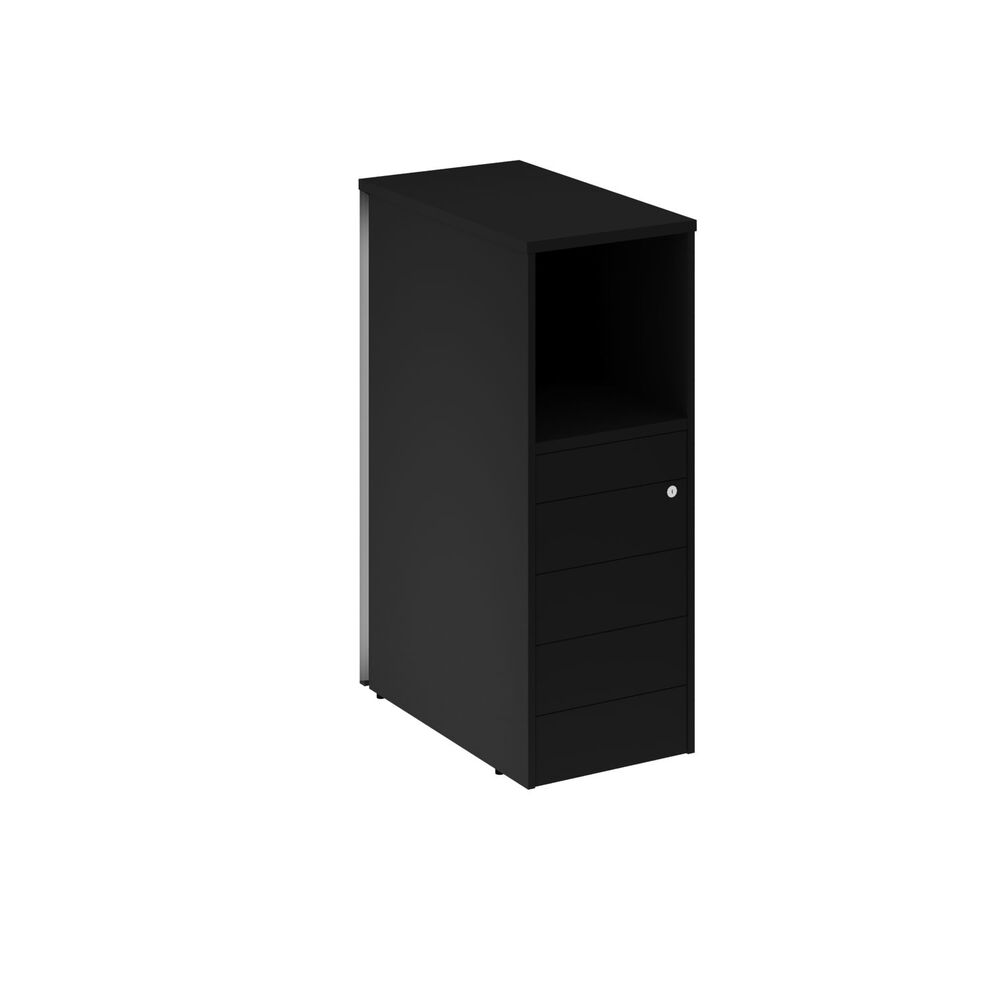 Onix Тумба с подсветкой 5 ящиков TIP-ON завершающая, правая