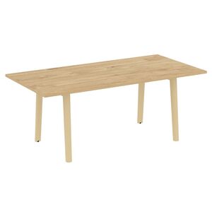 Стол переговорный (опоры - массив дерева)