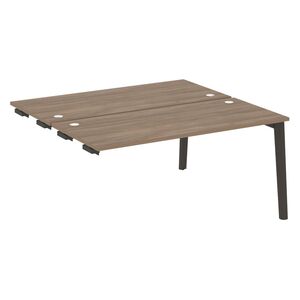 Стол-приставка двойной к опорным элементам (опоры - массив дерева)