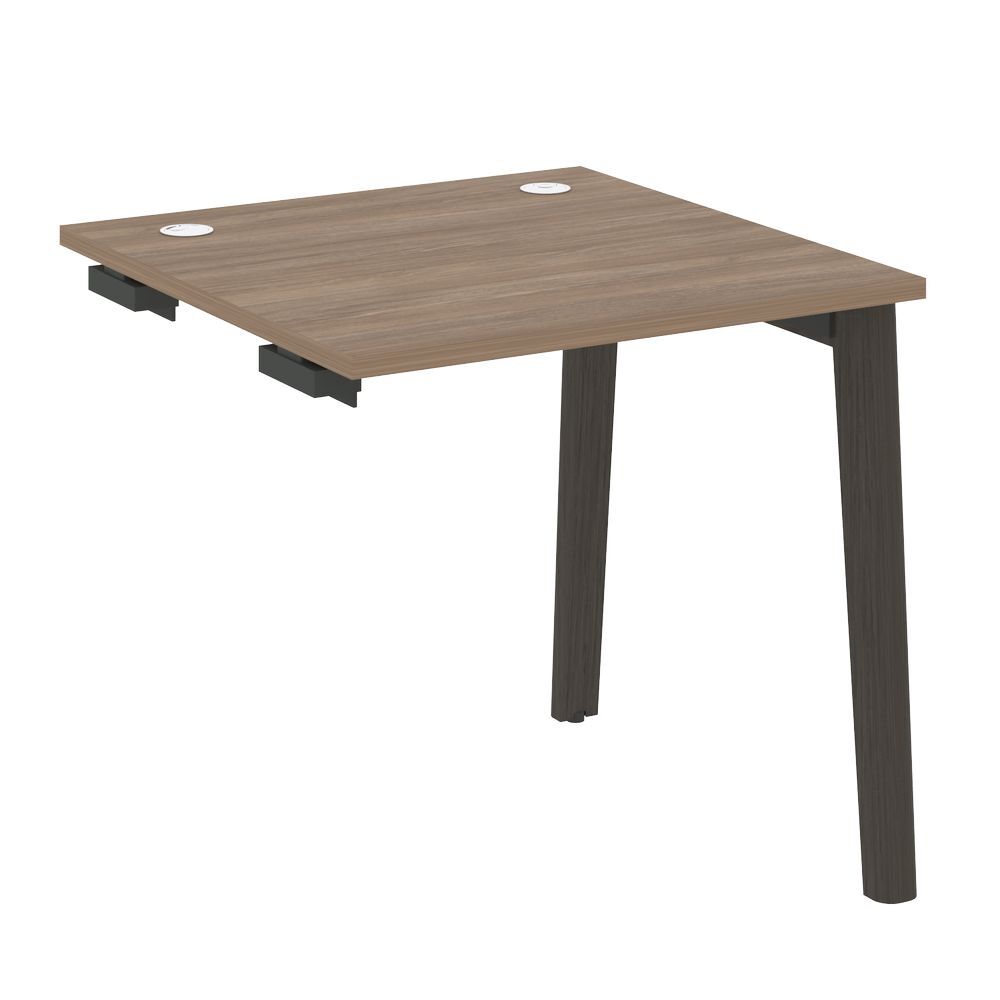 Стол-приставка к опорным элементам (опоры - массив дерева)