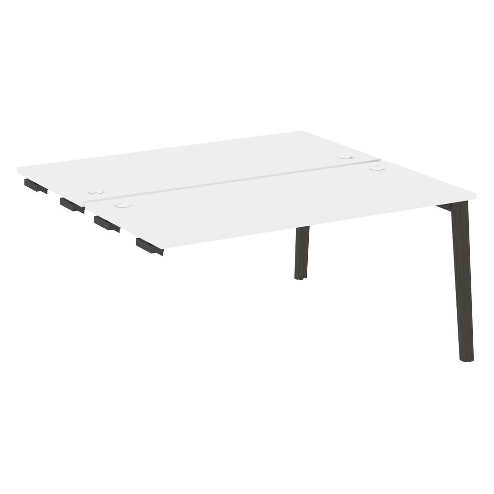 Стол-приставка двойной к опорным элементам (опоры - массив дерева)