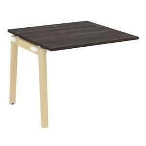 Проходной наборный элемент переговорного стола (опоры - массив дерева)