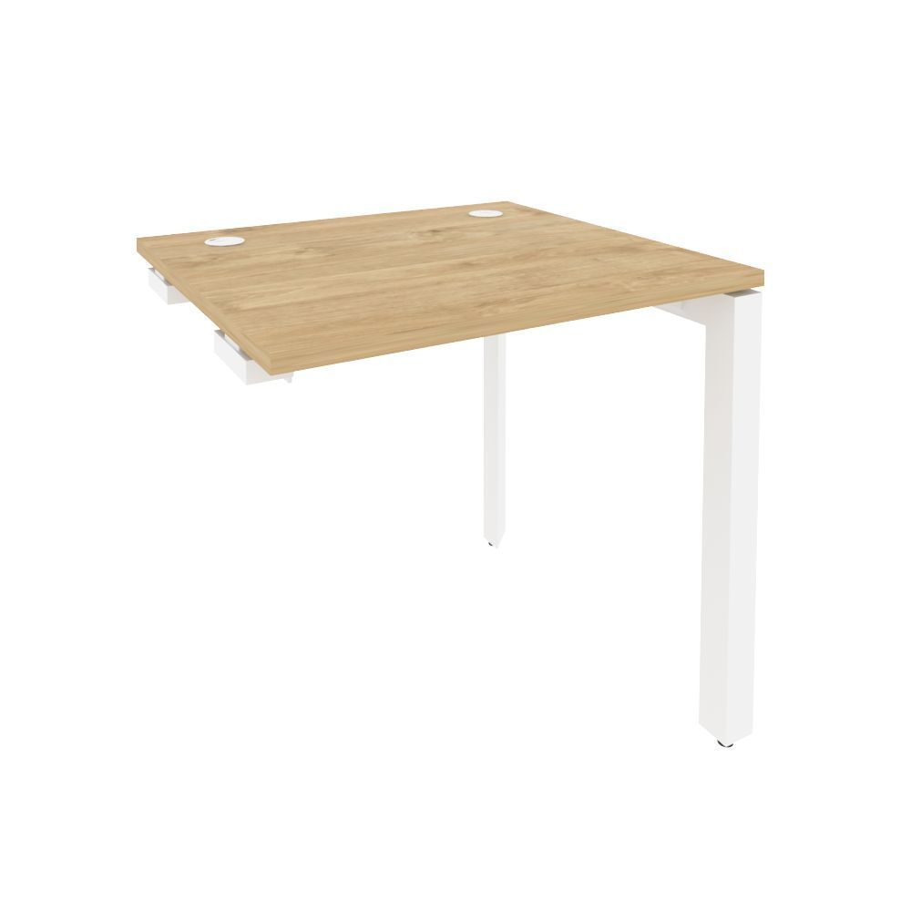 Стол-приставка на П-образном м/к к опорным элементам