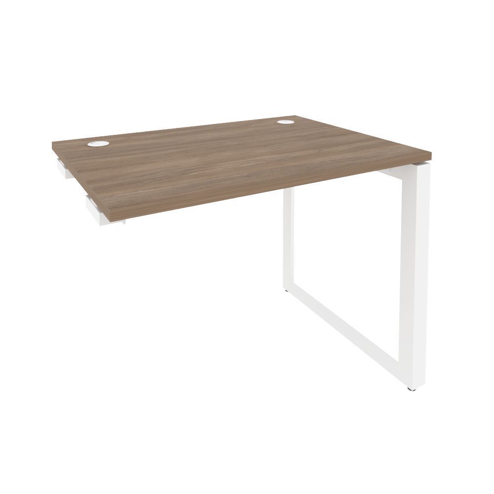 Стол-приставка на О-образном м/к к опорным элементам