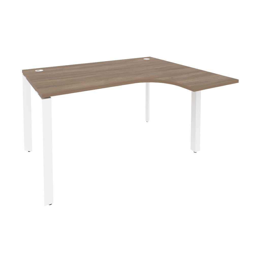 Стол эргономичный правый на П-образном м/к