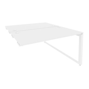 Стол-приставка двойной на О-образном м/к к опорным элементам