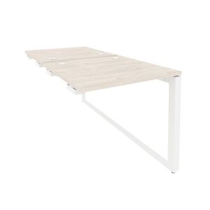 Стол-приставка двойной на О-образном м/к к опорным элементам